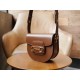 Horsebit 1955 Series Mini Half-Moon Handbag, Caramel