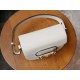 Horsebit 1955 Series Mini Half-Moon Handbag, White