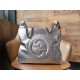 Blondie Series Small Tote Bag in Silver