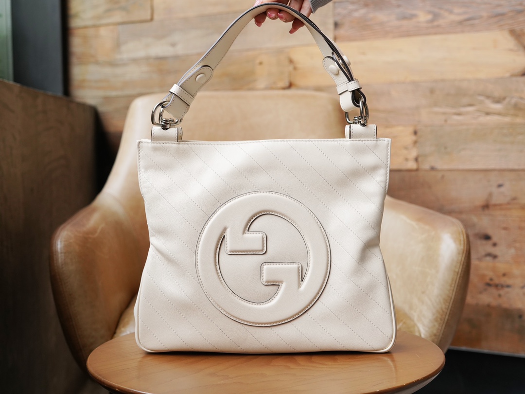 Blondie Series Small Tote Bag in White