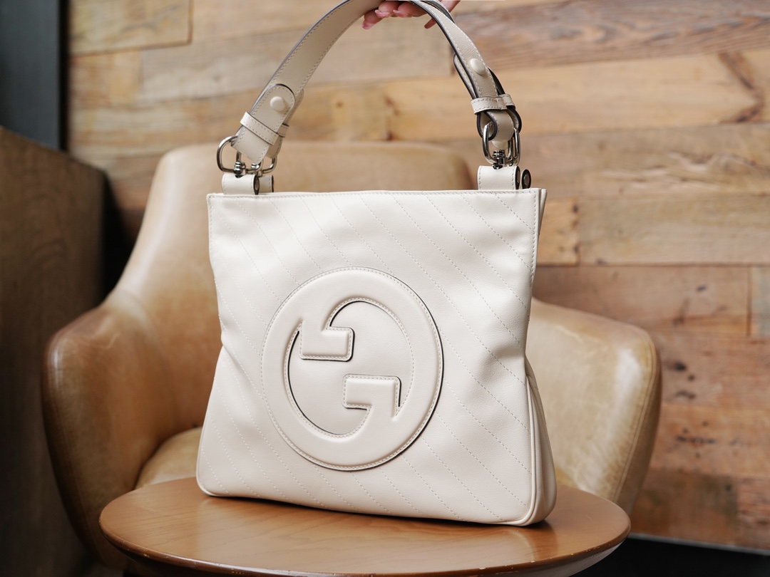 Blondie Series Small Tote Bag in White