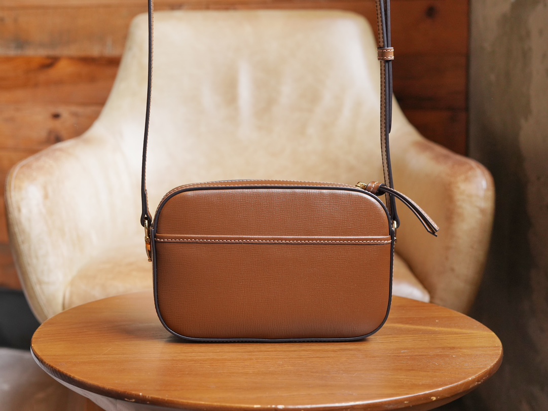 Horsebit 1955 Series Mini Camera Bag in Brown