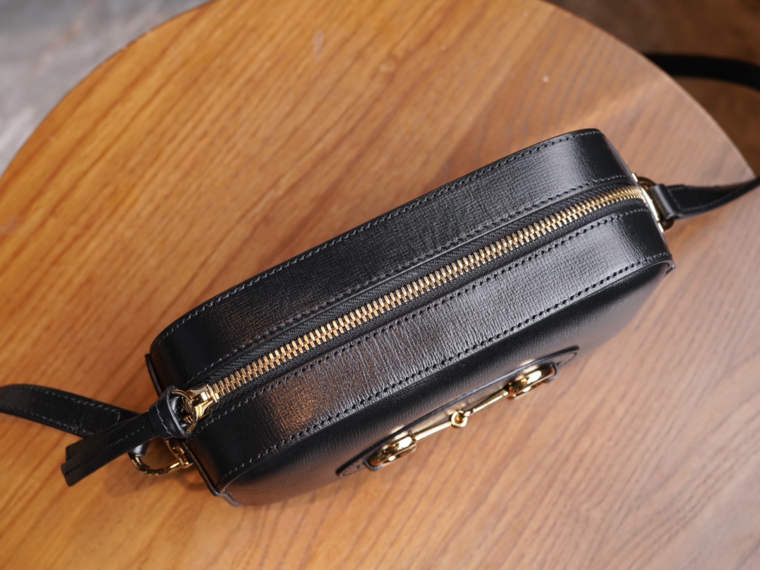 Horsebit 1955 Series Mini Camera Bag in Black