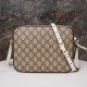 Gucci Horsebit 1955 Series Camera Bag - White