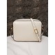 Gucci Horsebit 1955 Series Full Leather Camera Bag - White