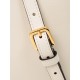 Gucci Horsebit 1955 Series Full Leather Camera Bag - White