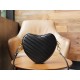 Double G Interlocking Mini Heart-shaped Shoulder Bag - Black