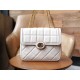 Deco Series Small Shoulder Bag - White