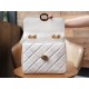 Deco Series Small Shoulder Bag - White