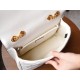 Deco Series Small Shoulder Bag - White