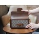 Horsebit 1955 Series Horizontal Mini Handbag - Brown