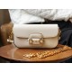 Horsebit 1955 Series Hobo Bag - White