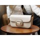 Horsebit 1955 Series Hobo Bag - White