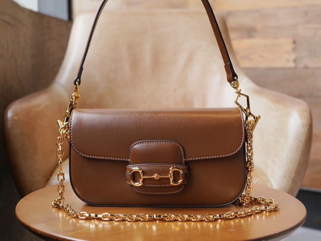 Horsebit 1955 Series Hobo Bag - Caramel