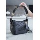 Chanel Gabrielle Classic Tote Bag Black Small Calfskin  