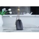 Chanel 23K Classics Flap Bag Metal Ball Square Fatty Dark Grey Most Beautiful Gold Ball Fatty  