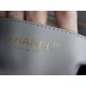 Chanel 23K Classics Flap Bag Metal Ball Square Fatty Light Grey Most Beautiful Gold Ball Fatty  