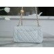 Chanel 23C Classics Flap Bag Metal Ball Mini Glacier Grey Blue  