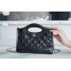 Chanel 24S Horizontal 31 Bag Nano Black Oiled Lambskin  