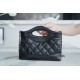 Chanel 24S Horizontal 31 Bag Nano Black Oiled Lambskin  