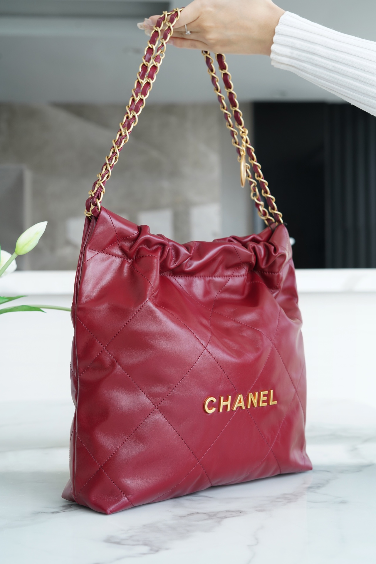 Chanel 22P Spring/Summer New 22 Bag Rouge Red  