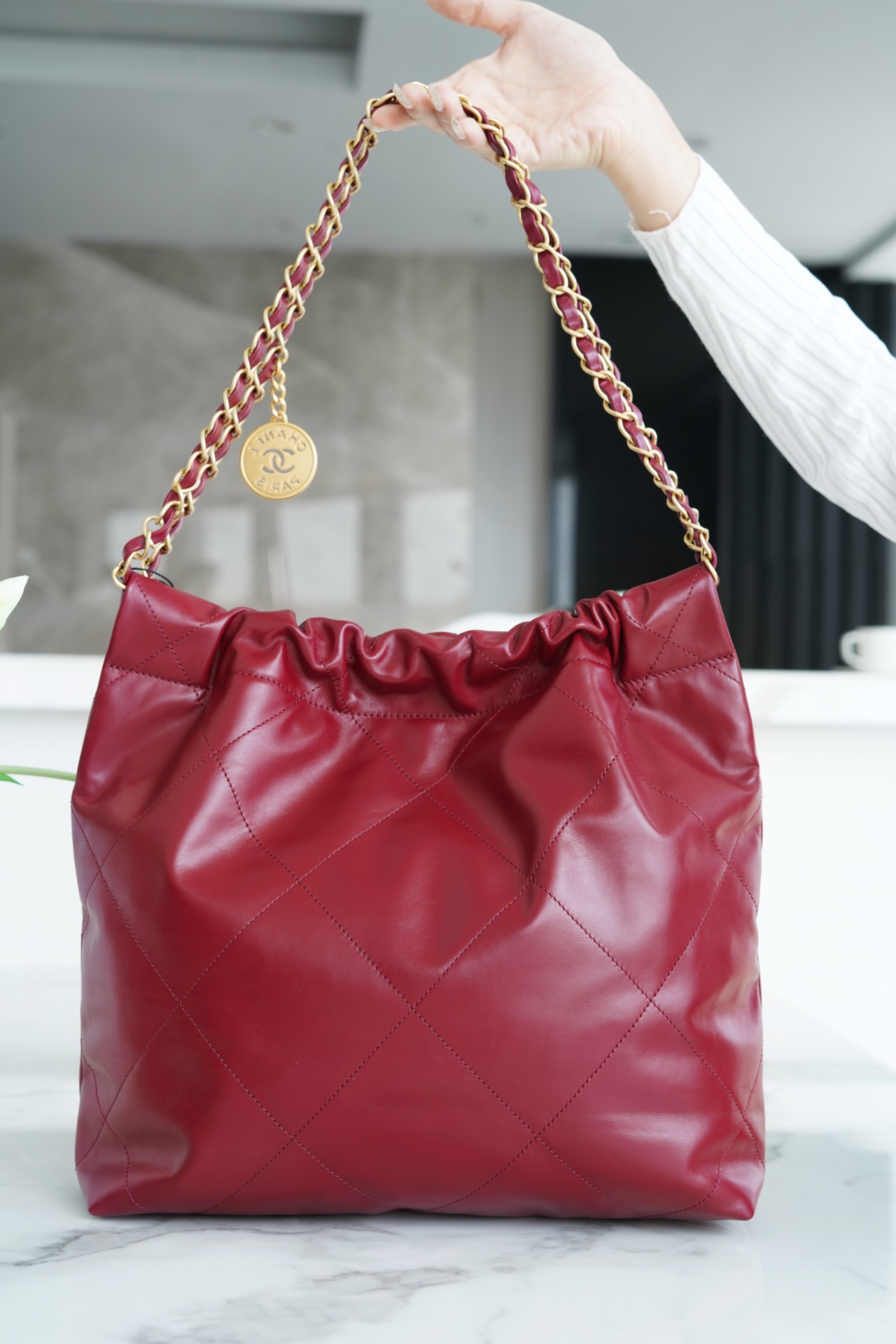 Chanel 22P Spring/Summer New 22 Bag Rouge Red  