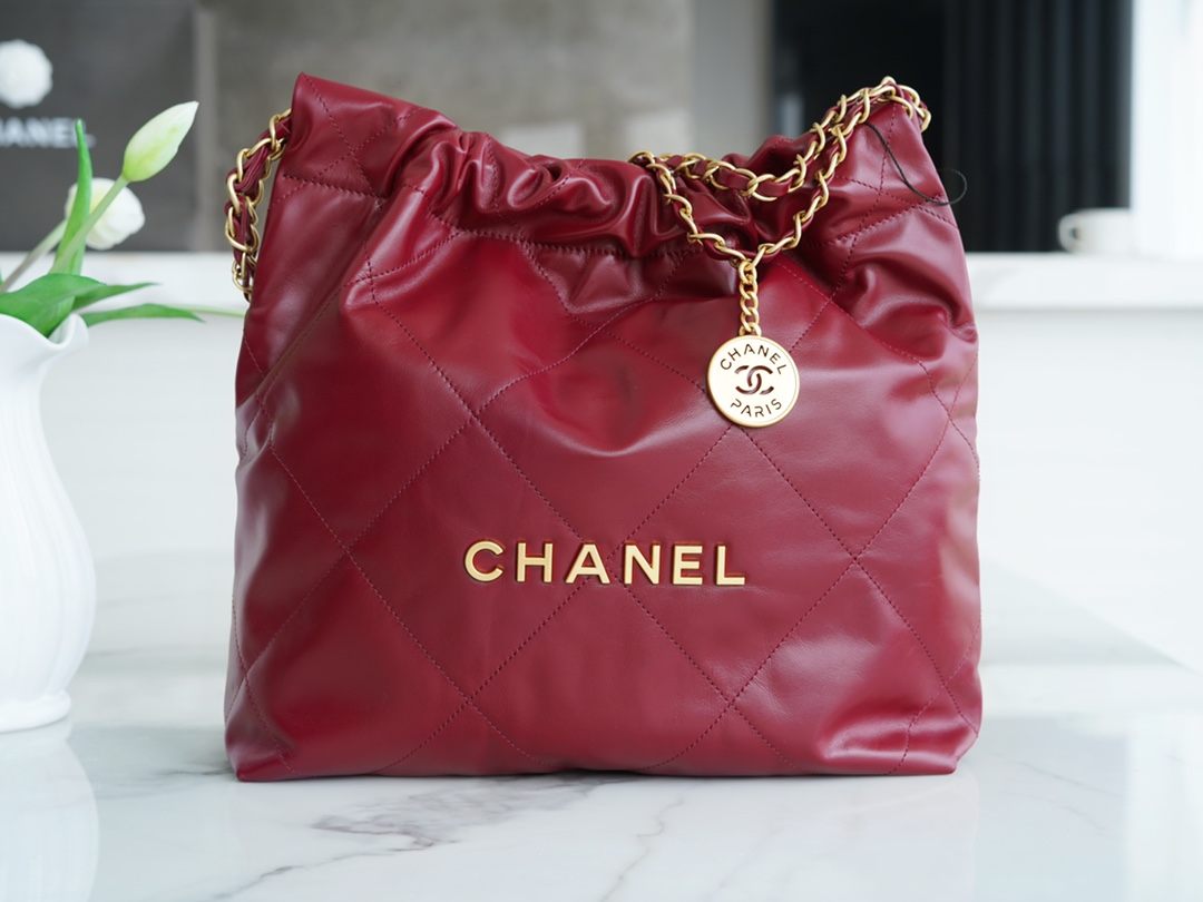 Chanel 22P Spring/Summer New 22 Bag Rouge Red  