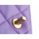 Chanel 22S Chunky Chain CF Shoulder Bag Mini Purple Chanel 22SS Spring/Summer Runway Chunky Chain Shoulder Bag Lambskin  