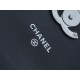 Chanel 22S Enamel Handle Chain Bag Black Lambskin Classic Diamond Quilting + Iconic Double C Logo Design  