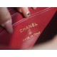 Chanel 22B Enamel Buckle Kelly Large Burgundy Lambskin  