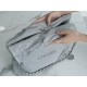 Chanel 22P Spring/Summer New 22 Bag Grey Silver Hardware Small  