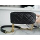 Chanel 22P Vintage Hippie Bag Glossy Crinkled Lambskin  