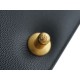 Leboy Small Pebbled Black Gold Medium Caviar Calfskin  