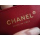 Chanel 22P Enamel Buckle Square Fatty Black Original Lambskin  