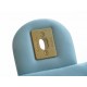 Chanel 22P Enamel Buckle Square Fatty Light Blue  