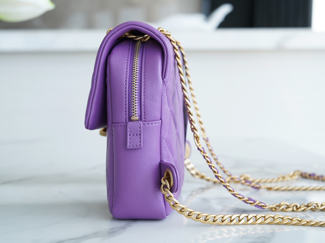 Chanel 22P Backpack Purple  