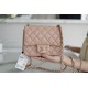 CF Classic Flap Lambskin Square Fatty Milk Tea Beige  