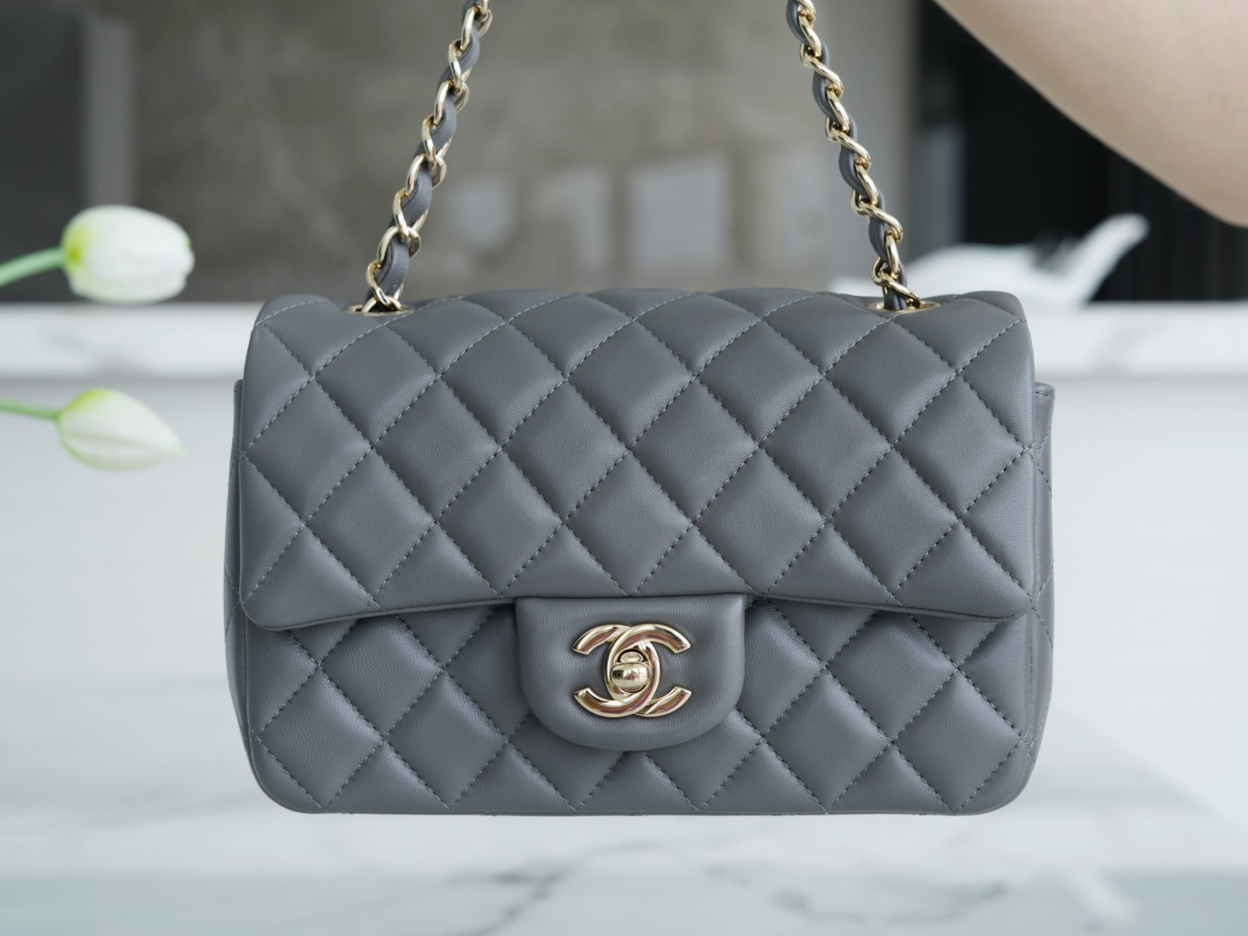 Classic Flap Mini Bag Lambskin  