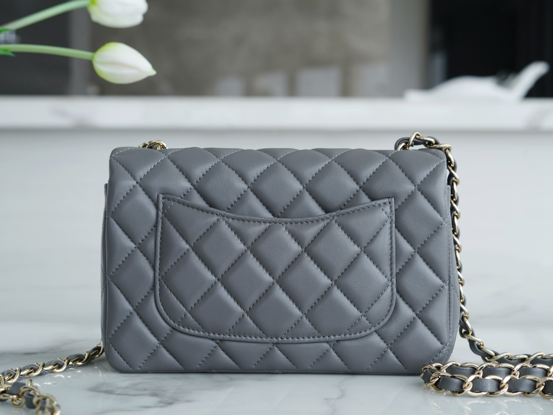 Classic Flap Mini Bag Lambskin  