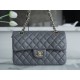 Classic Flap Bag Small Deep Grey  