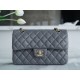 Classic Flap Bag Small Deep Grey  