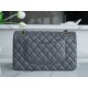 Classic Flap Bag Medium Deep Grey  