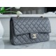 Classic Flap Bag Medium Deep Grey  