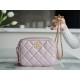 Chanel 21/22 Bullet Shell Horizontal Camera Bag Pearl Pink  