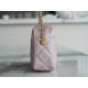 Chanel 21/22 Bullet Shell Horizontal Camera Bag Pearl Pink  