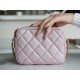 Chanel 21/22 Bullet Shell Horizontal Camera Bag Pearl Pink  