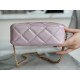 Chanel 21/22 Bullet Shell Horizontal Camera Bag Pearl Pink  