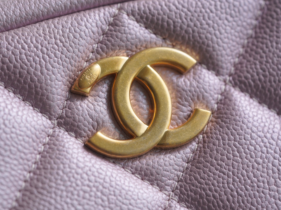 Chanel 21/22 Bullet Shell Horizontal Camera Bag Pearl Pink  