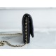 Chanel WOC Fortune Bag Black Gold Lambskin  