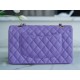 Classic Flap Washed Calfskin Medium Lavender Purple  